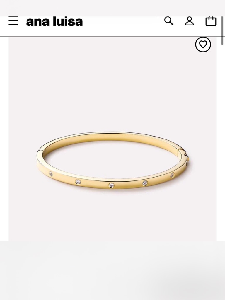 Ana Luisa Gold Bangle Bracelet